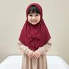 Pre-Stitched Design Kids Instant Hijab Breathable Ethnic Style Turban  Traveling Abroad Essentials