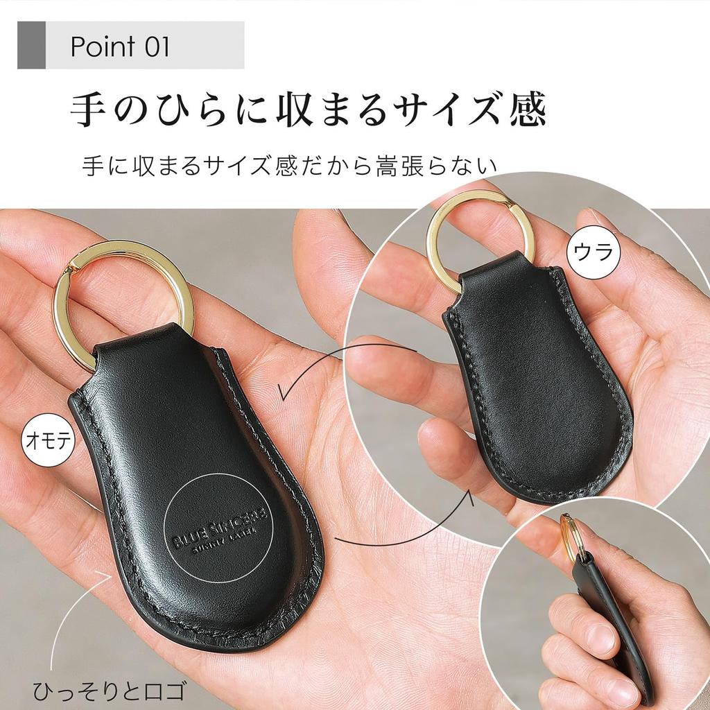 [СИНЕЕ ИСКРЕННЕЕ] Настоящий итальянский кожаный брелок для ключей, брелок-подвеска для мужчин и женщин, совместим с автомобильными ключами, смарт-ключами, ключами от дома, велосипеда