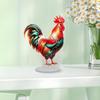 Акриловая фигурка петуха для декора дома или офиса