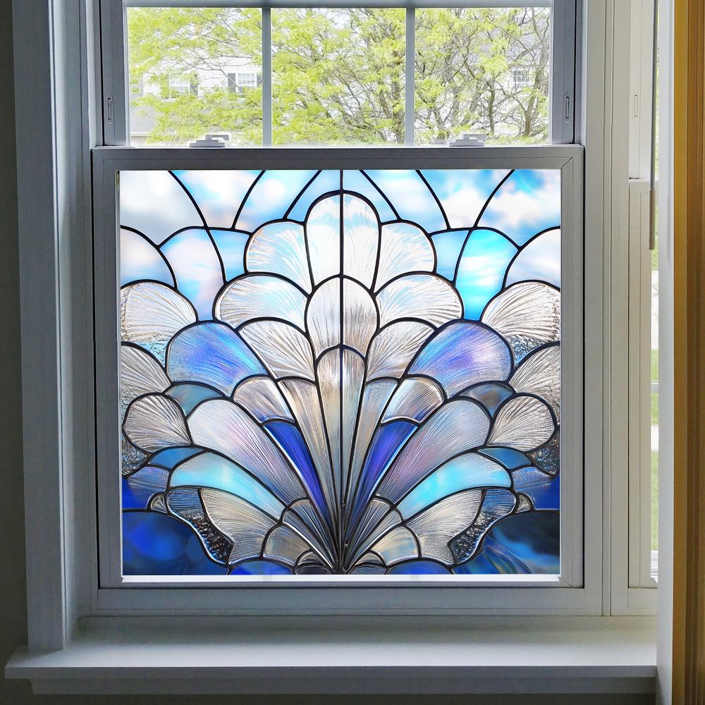 BL301-330 Цветная ПВХ Статическая Пленка для Окон - Без Клея Домашнее Украшение