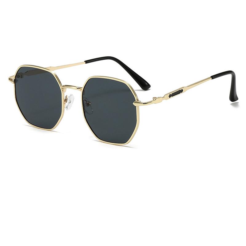 Retro Polygon Sunglasses For Women Men Gradient Lenses Designer Fashion Goggle Tea Sun Glasses Trend Shades Outside Eyewear 2026