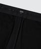 Musinsa Standard Whipcord One-Pleat Wide Hidden Banding Slacks [Black]
