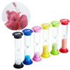 Sand Timer 6Pc Colorful Hourglass Sandglass Sand Clock 30Seconds To 10Minutes Precise Timing for Cooking Games Workouts