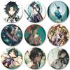 32/44/58mm Game Figure Brooch Bag Clothes Decor Collection Xiao Collar Badge Cartoon Lapel Pins Jewelry Gifts