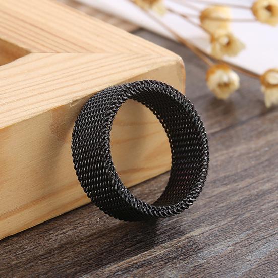 Кольцо на палец, простой стиль, яркий цвет, универсальные, гипоаллергенные, декоративная нержавеющая сталь