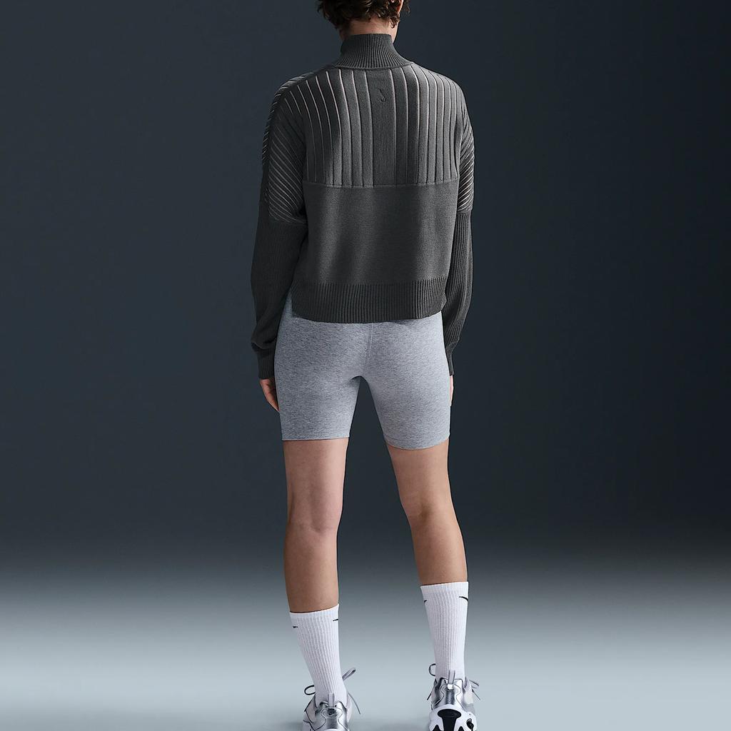 Nike Каждый стежок продуман SS25 Вязаный Удобный Модный Свитер Женский свитер Полуночный Туман HM6493-039