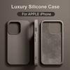 Роскошный ударопрочный чехол для Apple iPhone 11 12 13 14 15 16 Pro Max Plus Жидкий силиконовый чехол Бампер Мягкая крышка Аксессуары для телефона