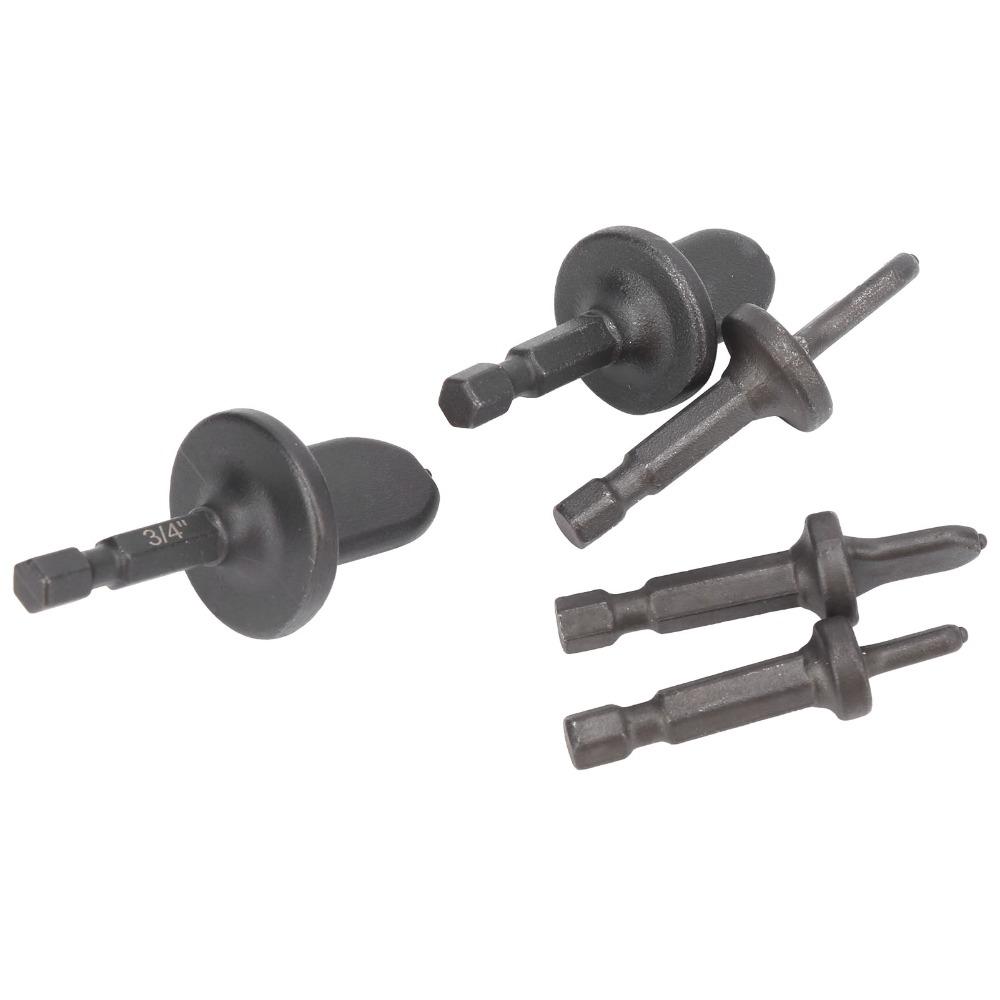 5 Pcs Set Swaging Tool Set 1/4 Inch Hex Shank HVAC Repair Kit  for Air Conditioner Repair