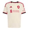 adidas Aeroready Liverpool FC 25/26 Гостевая футбольная серия Влагоотводящие детские топы с коротким рукавом JV6453