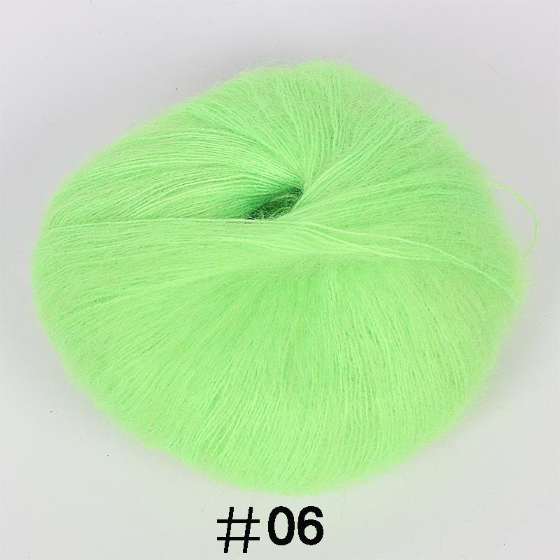 1 шт. вязание крючком хлопчатобумажная шерстяная мягкая пряжа свитер тканая нить сплошная 25 г