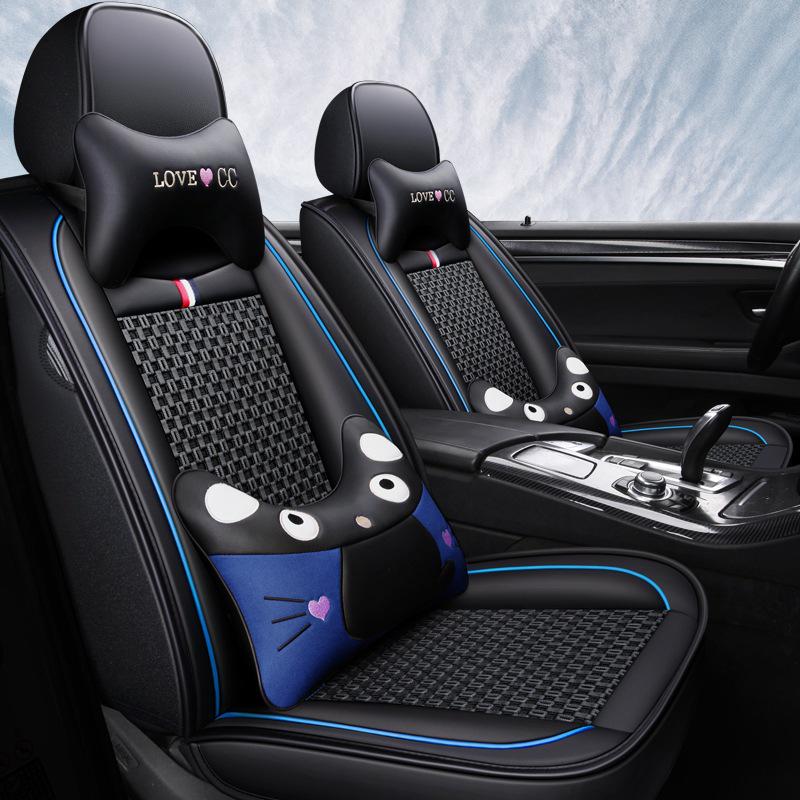 Дышащая кожаная мультяшная подушка на сиденье для Buick Excelle 2013-2015