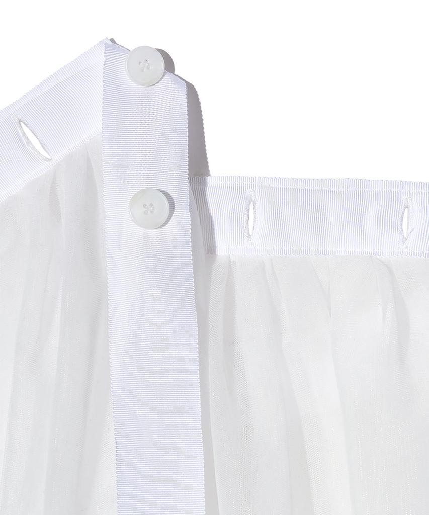 Peace Maker Ts Layered Sha Skirt (White)