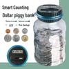 Smart Cross-Border Piggy Bank Toy with 1.8L Capacity for Counting Euros, Pounds, and Dollars