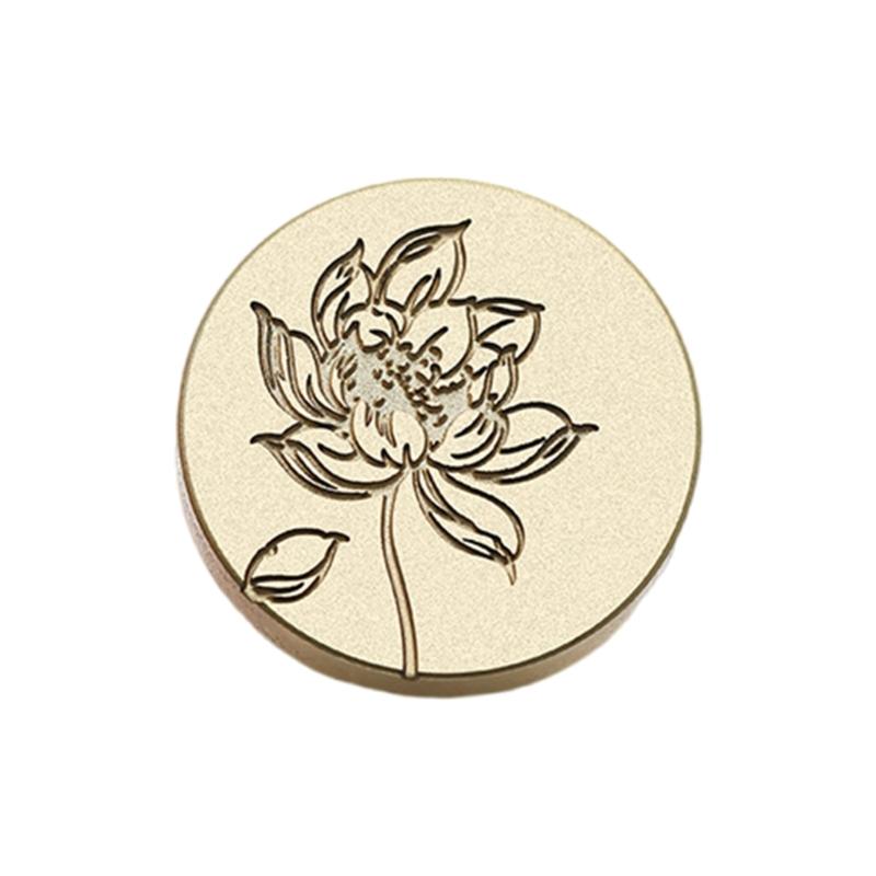Цветок Тисненый восковой штамп головка штампа скрапбукинг восковой штамп головка для благодарственных открыток приглашений конвертов украшения