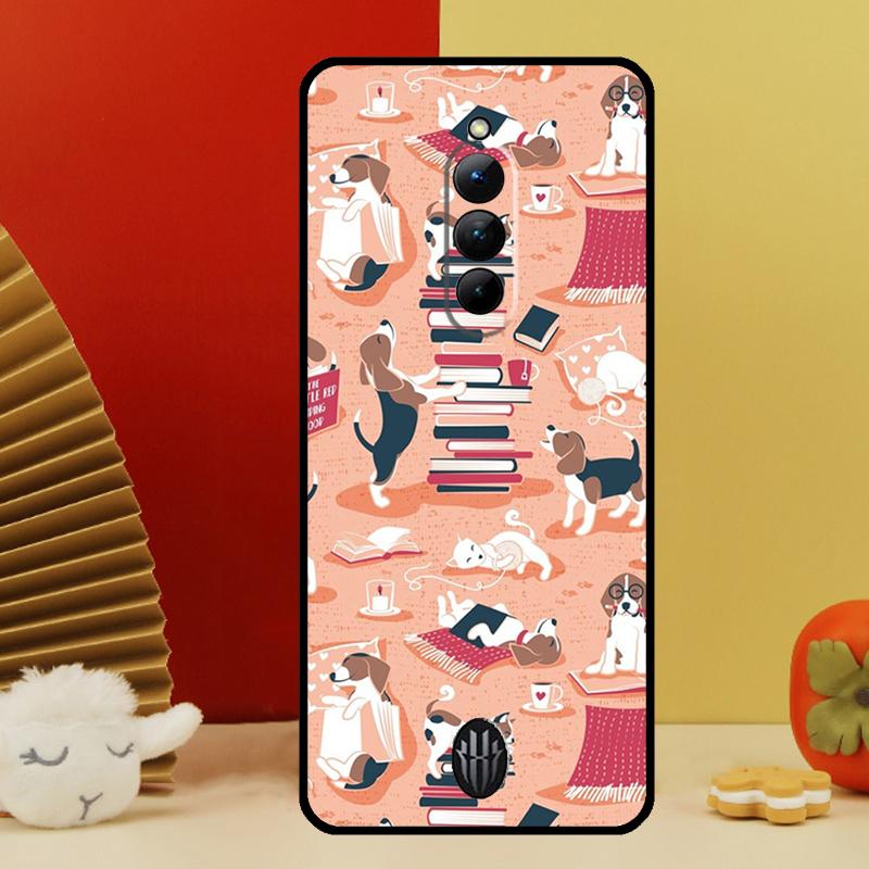 Cartoon Beagle Dog Case For Nubia Red Magic 10 9 8 Pro Plus 6 7 6S 7S Pro 5G 6R RedMagic 8S 9S Pro Plus Cover