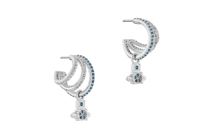 VIVIENNE WESTWOOD Серьги с цирконами женские 6203006H-02P281-SM