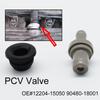 2Pcs/Set Car Engine PCV Vent Valve Grommet Seal 12204-15050 90480-18001 For Toyota Corolla 1993-1997 1.6L 1.8L Celica Tracker