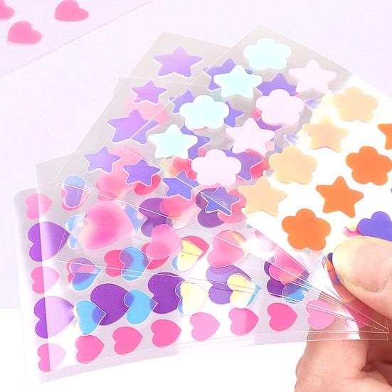 2 листа пластырей от прыщей, невидимые яркие цветные гидроколлоидные наклейки, пластыри от прыщей для ночного восстановления