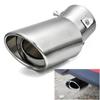 2025 NewPractical Car Exhaust Muffler Tip Round Stainless Steel Tail Rear Chrome Pipe