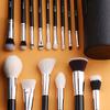 BEILI Makeup Brushes 15pcs Professional  Premium Synthetic Goat Hair Kabuki Foundation Blending Face Powder Blush Concealers Eye Shadows With Holder