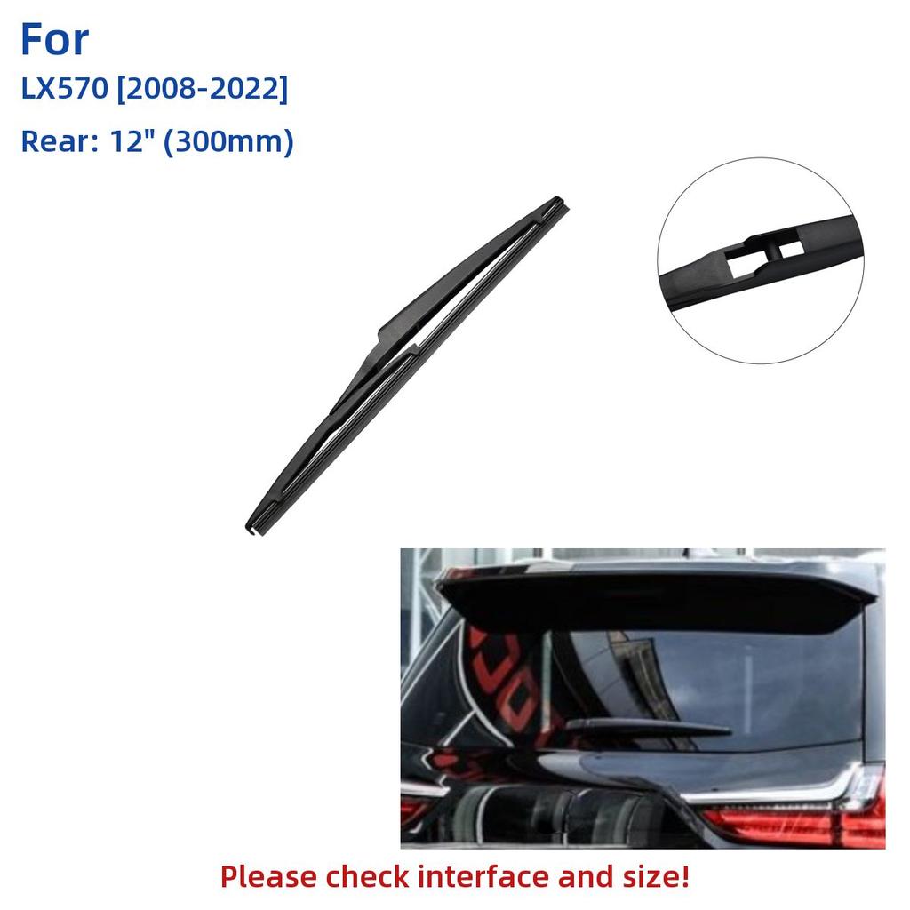 3 шт. для LEXUS LX570 2008-2022 24 "22" 12 "передние и задние щетки стеклоочистителя лобовое стекло резак для окон аксессуары 2016 2017 2018 2019 2020 2021 2022