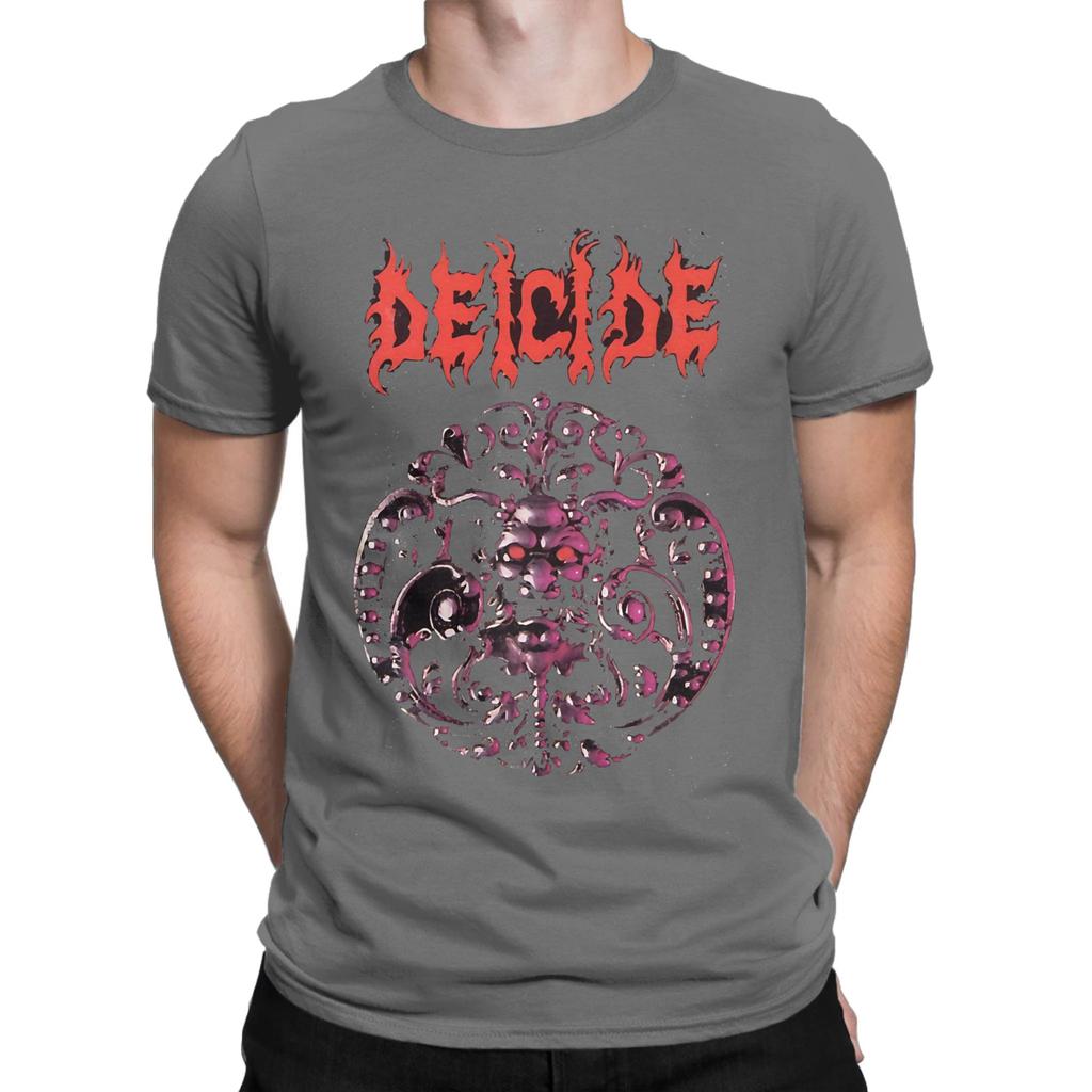 Deicide Funny 100 Cotton TShirt Deicide Tops Tees For Unisex
