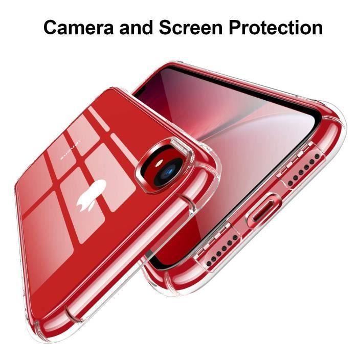 Coque iPhone XR,Coque de Protection Antichoc [Transparente ] Coussin d’Air aux Coins Extrêmement Fin pour iPhone XR 6.1