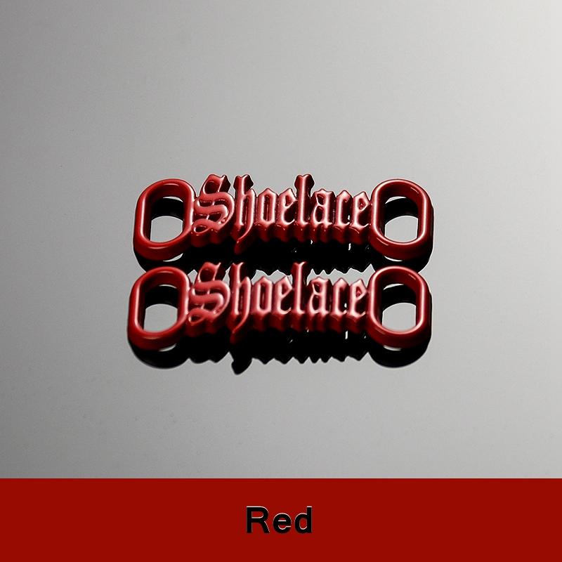 Буква Пряжка для шнурков для кроссовок AF1 Украшения для обуви Металлические наборы Шнурки для обуви Стильные Спортивные аксессуары для шнурков 1 пара