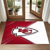 Ковер из кристаллического велюра с дизайном Kansas City Chiefs, мягкий декоративный коврик для спальни, прихожей