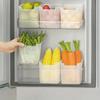 1/2/3 Pcs Refrigerator Storage Bins, Clear Space-Saving PP Storage Bins, Reusable And