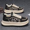 Low-top Men's Shoes Spring Heightening Platform Trendy Shoes Student Youth Breathable Casual Sports Shoes Men's 2025 New