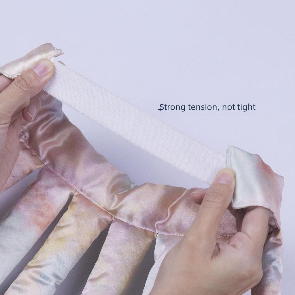 Съемная губка для завивки Octopus: Повязка для сна Lazy Wave, не создающая нагрева.