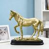 Имитация фигурки лошади Приносит удачу Богатство Лошадь Полимерная статуэтка Фэншуй украшение Домашний офис Настольный орнамент Год Лошади Подарок
