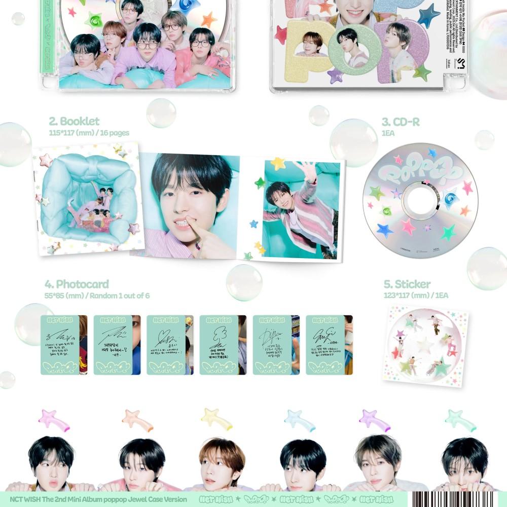 NCT WISH - [POPPOP] 2-й мини-альбом JEWEL CASE