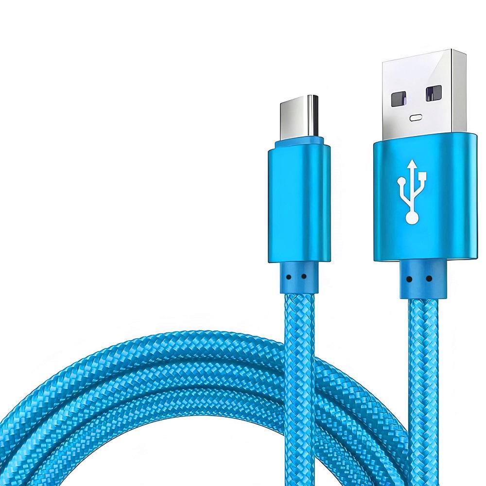 USB A To Type C Nylon Braided Data Cable Suitable For Android Samsung Type C Fast Charging Cable USB Device Mobile Phone Charge