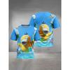 3D Print Cartoon P-psyducks Pokemons Baby Clothing 5 To 14 Years Male Outdoor Clothes for Children Boy Girl Child T-Shirt Top