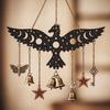 Exorcism Lucky Wind Chime Metal Bat Dragon Wind Bell Butterfly Eagle Wind Catcher Wall Window Hanging Ornament for Home Garden Patio Decoration