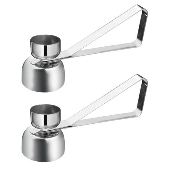 Yousheng 1/2 шт., нержавеющая сталь, инструмент для разбивания яичной скорлупы, простой гаджет для разбивания яиц, открывалка-сепаратор, кухонный инструмент для яиц, заварных кремов, пудингов, тортов