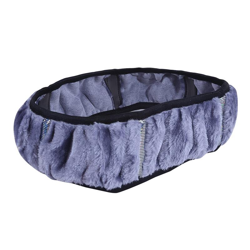 Автомобильный плюшевый чехол на руль без эластичного внутреннего кольца