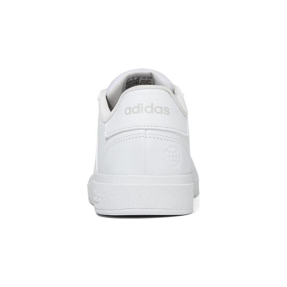 adidas Neo GRAND COURT Искусственная кожа Устойчивая к истиранию Низкие Детские кеды для скейтбординга Белые Детские FZ6158