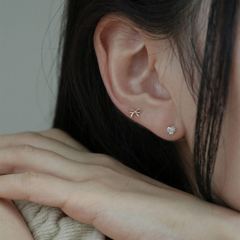 Youngglow 14k пирсинг-сердечко с кубическим цирконием