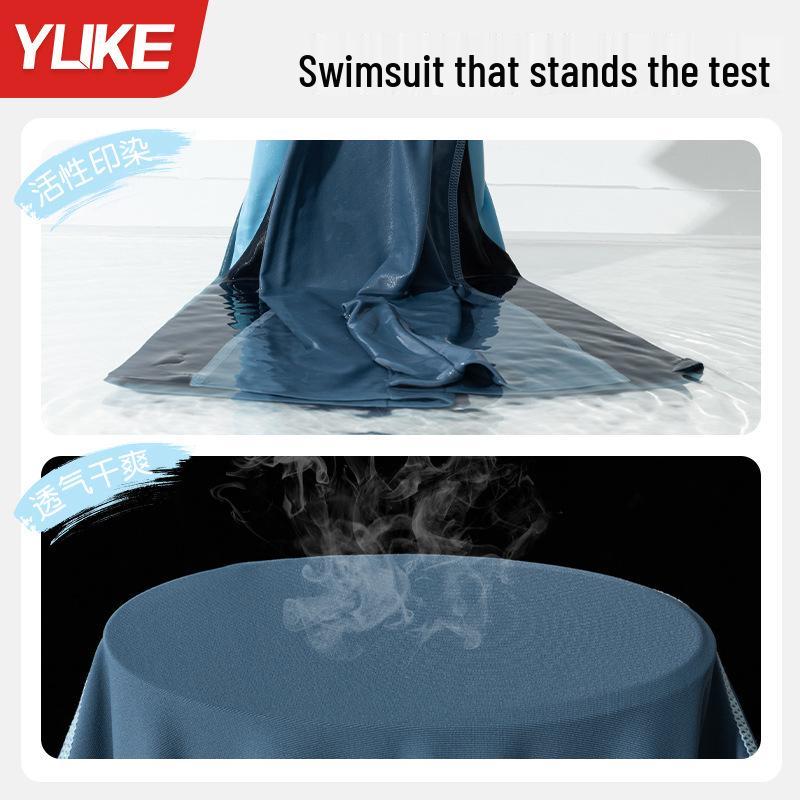 Новый стиль 2025 года, цельный купальник для мальчиков: Быстросохнущий тренировочный костюм для детей