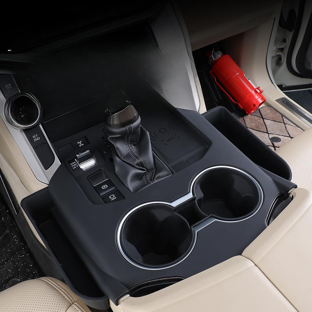 Для Land Cruiser LC300 2022 2023 центральная консоль панель переключения передач силиконовая накладка с ящиком для хранения пылезащитный защитный чехол
