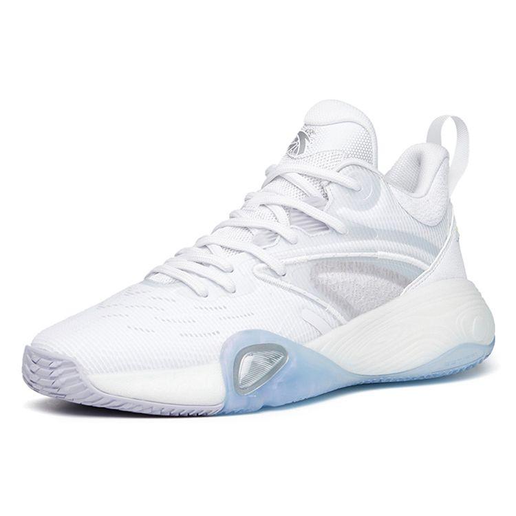 Anta Баскетбольные кроссовки Feather Cushioning Anti-Slip Durable Low-Top мужские кроссовки White Silver 112211602Q-6