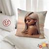 pc AAriana GrandeS Pillow Case Fashion Square Pillowcase Bedroom Sofa Room Ins Decoration Leisure