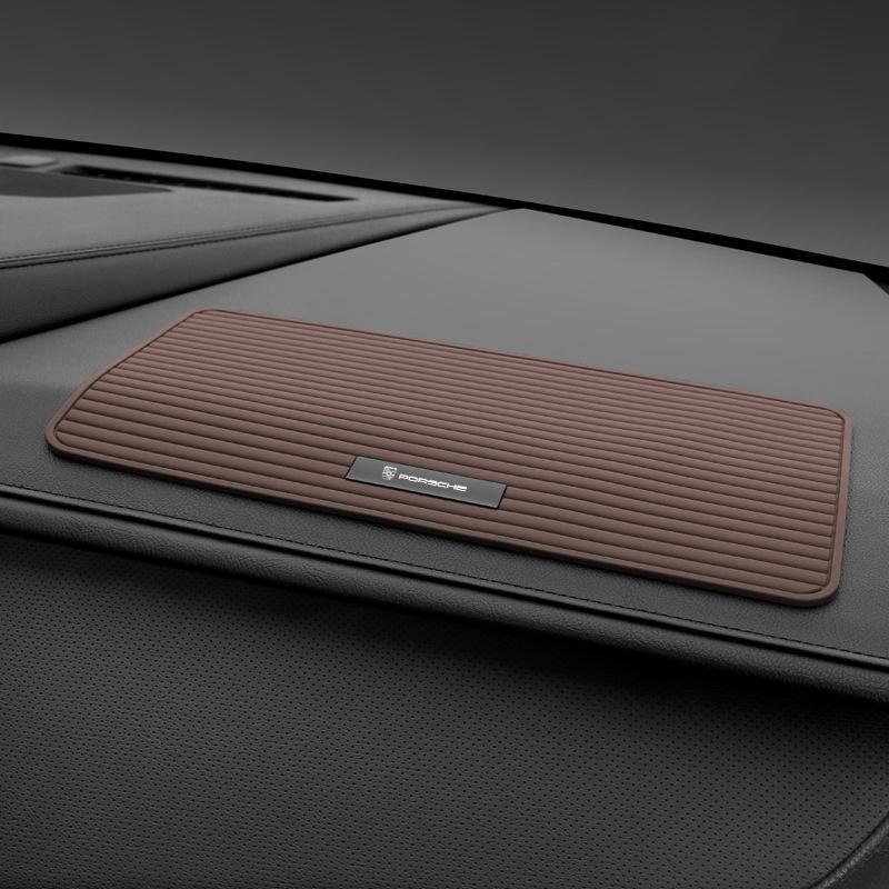 AGTZC1 1PC Car Dashboard Silicone Non Slip Mat Phone Glasses Anti-skid Pad for Porsche Panamera Cayenne Taycan 911 718 Macan Carrera-GT