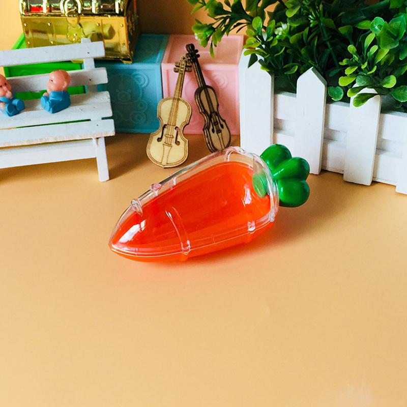 1 шт. Подарочная коробка Сделай сам Хранение Вечеринка Пасхальное украшение Коробка для конфет в виде морковки Креативный пластик Декоративные товары для вечеринок