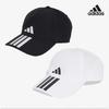 adidas Легкая бейсболка с 3 полосками Черно-белая