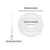 Круглый Разделенный Медальон ПУ Декоративные Покрытия для Плафонов Потолочного Вентилятора Тарелка Покрытие для Домашнего Потолочного Светильника для Люстры Покрытия для Светильников