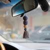 Ручная работа Плетеный Автомобильный Подвеска с Кисточками Ароматерапия Деревянная Бусина Войлочный Шарик Автомобильный Ароматизатор